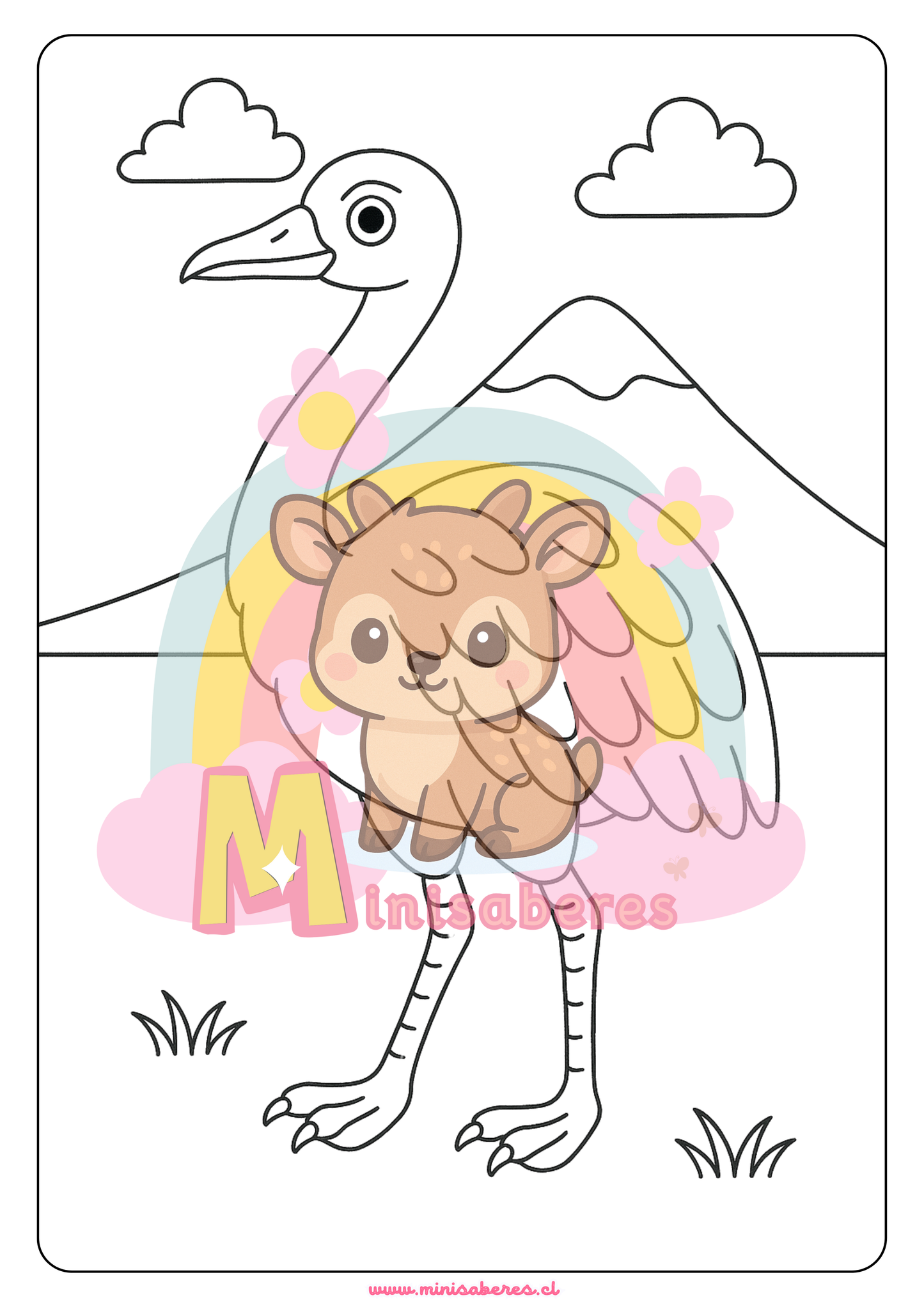 Libro para colorear - Animales Nativos (Zona Norte)