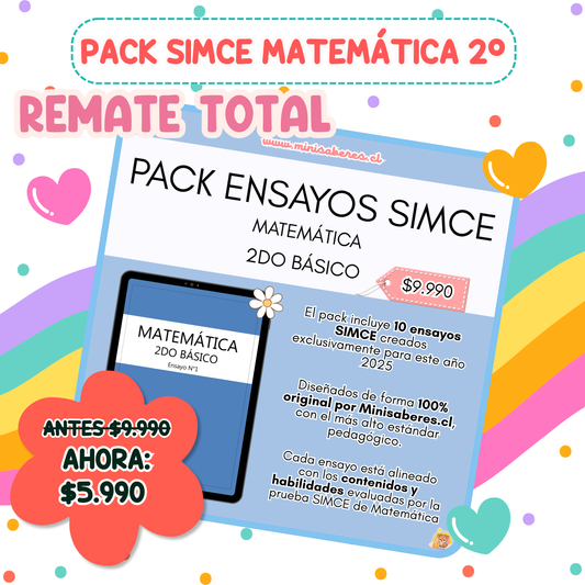 REMATE Ensayos SIMCE - Matemática 2° básico