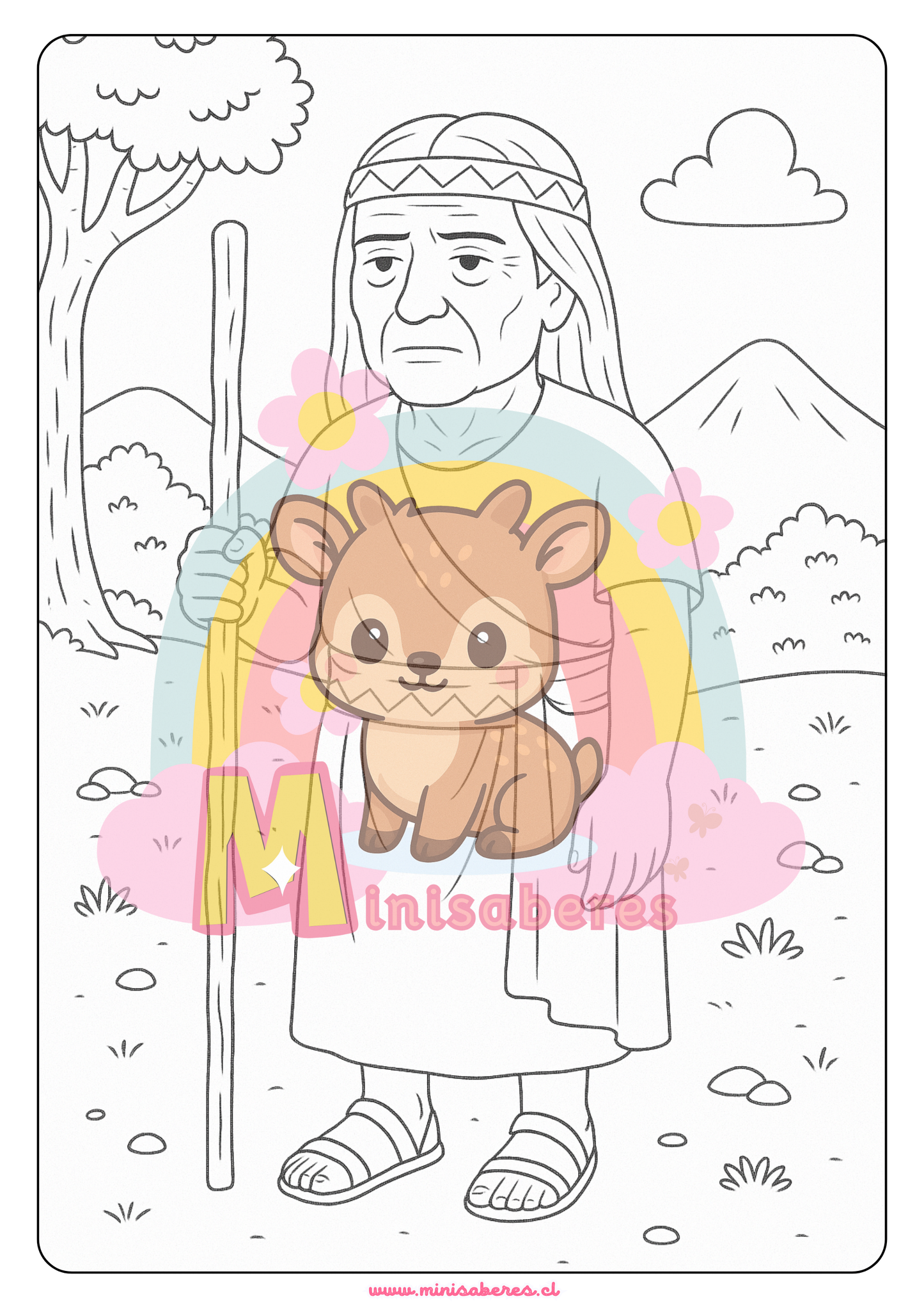 Libro para colorear - Pueblo Diaguita