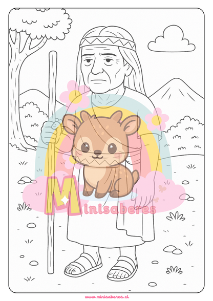 Libro para colorear - Pueblo Diaguita