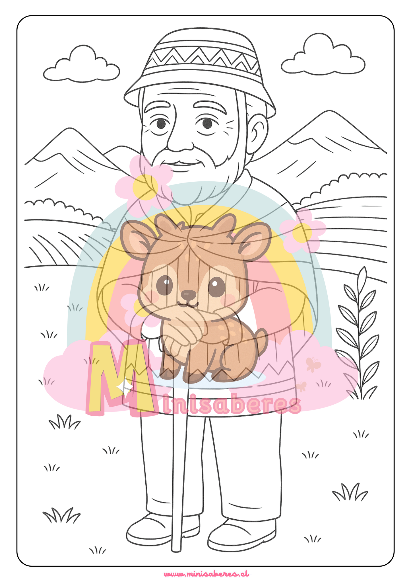 Libro para colorear - Pueblo Quechua