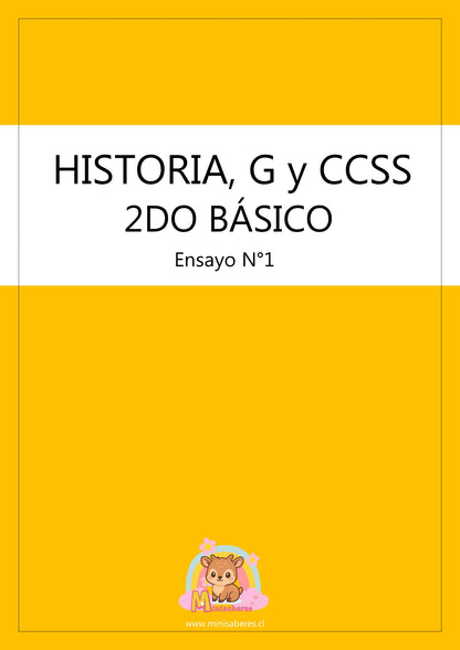 Ensayo SIMCE Historia 2° Básico – N°1