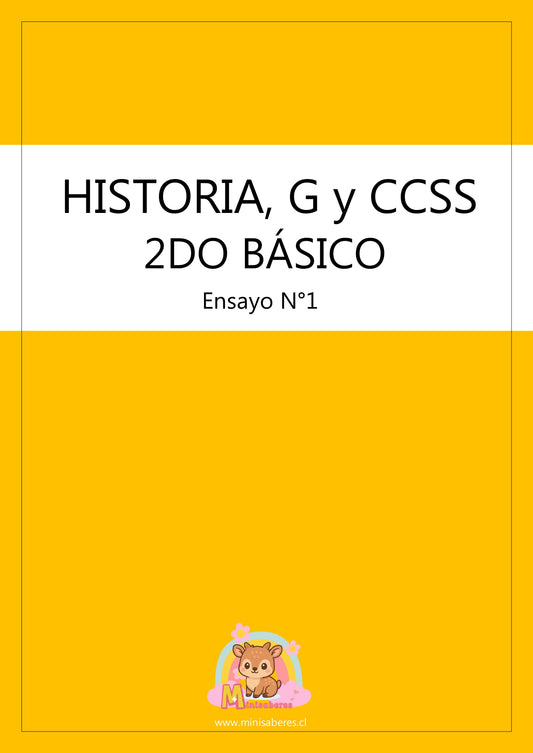 Ensayo SIMCE Historia 2° Básico – N°1