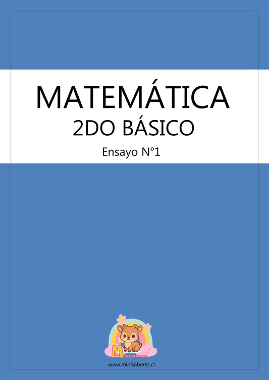 Ensayo SIMCE N°1 Matemática - 2° Básico