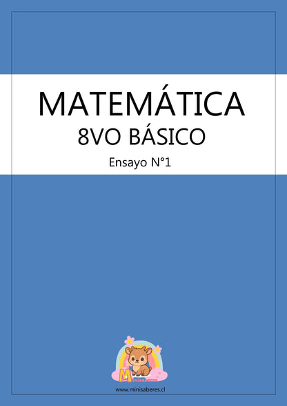 Ensayo SIMCE N°1 Matemática - 8° Básico