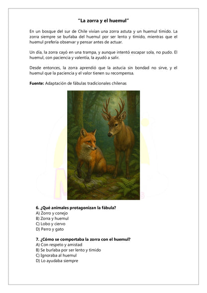 Ensayo SIMCE Lenguaje 8° Básico – N°10