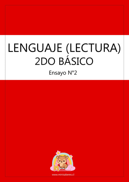 Ensayo SIMCE N°2 Lenguaje - 2° Básico
