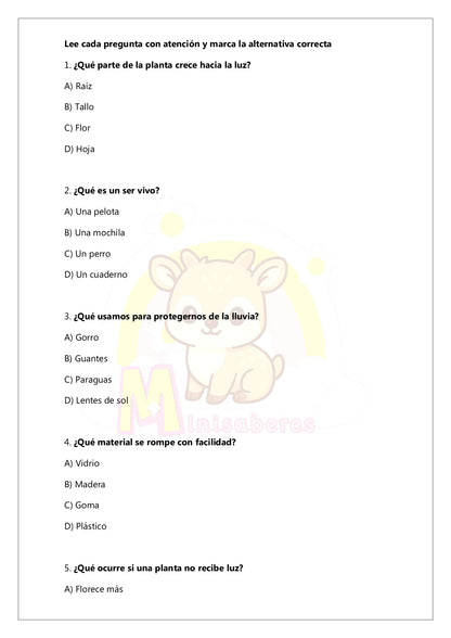 Ensayo SIMCE Ciencias 2° Básico – N°5