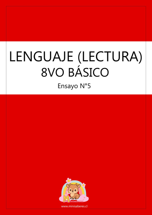 Ensayo SIMCE Lenguaje 8° Básico – N°5