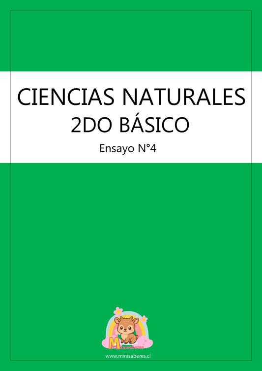 Ensayo SIMCE Ciencias 2° Básico – N°4
