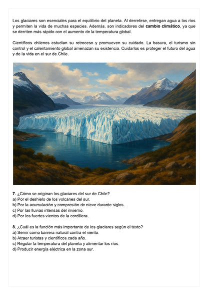Ensayo SIMCE A - Lenguaje 6° básico