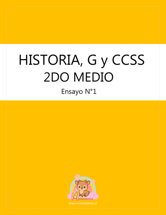 Ensayo SIMCE Historia 2° Medio – N°1