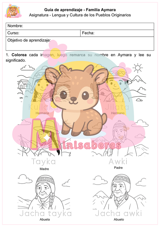 Guía "Familia Aymara" - LCPOA (Aymara)