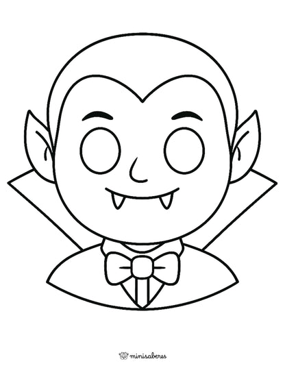 Máscaras de Halloween para colorear e imprimir GRATIS – Especial Halloween Minisaberes