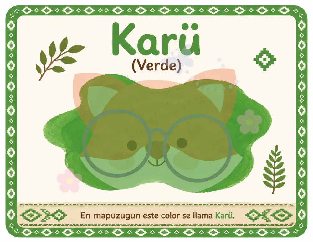 Los colores en Mapuzugun | Láminas para descargar en PDF imprimible ...